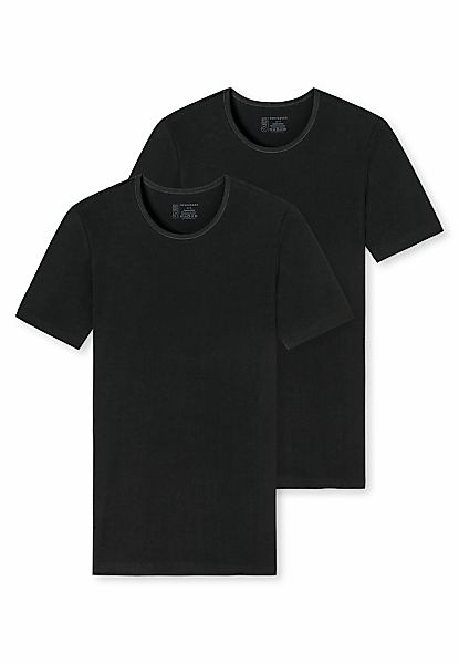 Schiesser T-Shirt ""95/5"", (2er-Pack), mit rundem Halsausschnitt günstig online kaufen