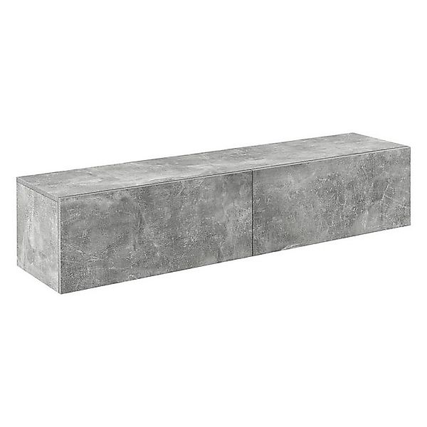 en.casa Hängeschrank »Evaton« TV Lowboard 140cm, günstig online kaufen