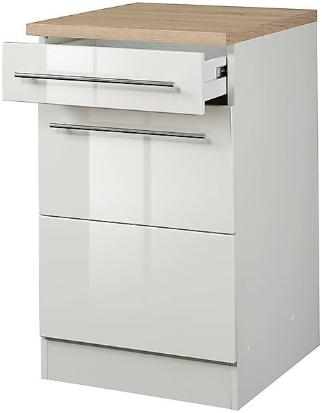 KOCHSTATION Unterschrank "KS-Wien", Breite 50 cm, mit 1 Tür und 1 Schubkast günstig online kaufen