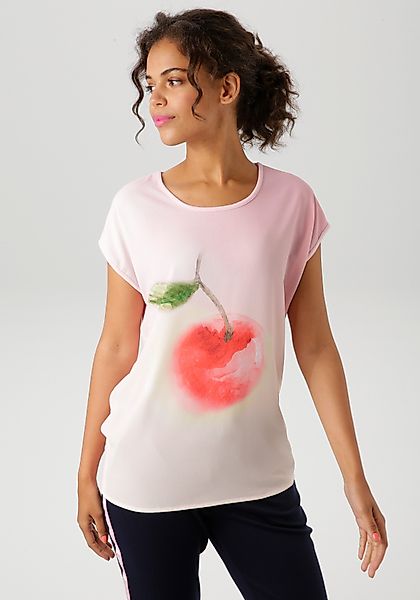 Aniston CASUAL Shirtbluse mit Kirsche im günstig online kaufen