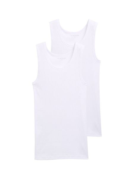 TOM TAILOR Tanktop "Montana" 2er Pack, Rundhalsausschnitt, slim fit, basic, günstig online kaufen