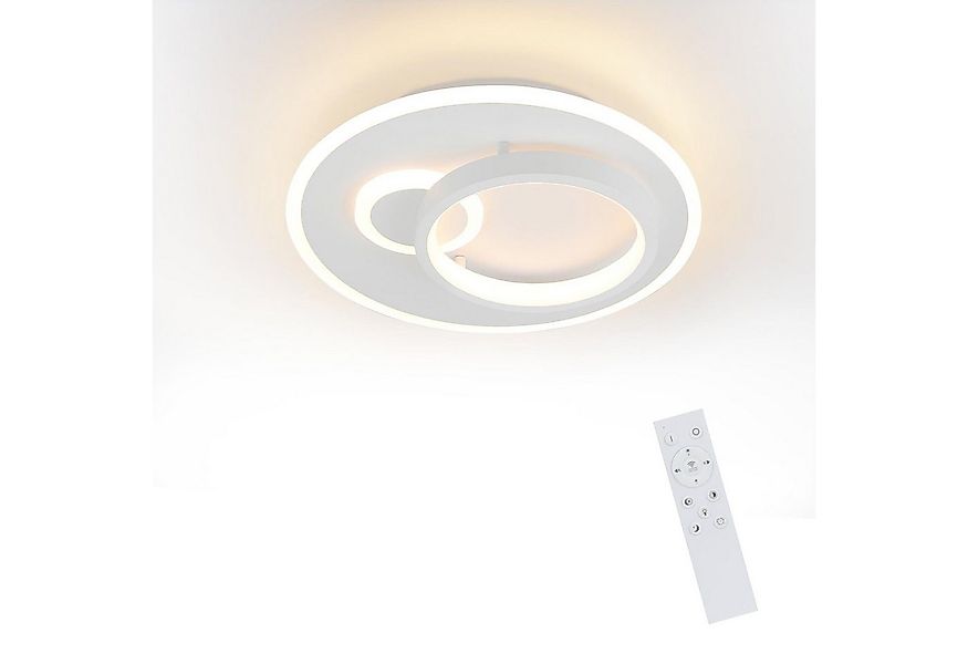 Nettlife LED Deckenleuchte 33W Dimmbar mit Fernbedienung Flurlampe, Augensc günstig online kaufen