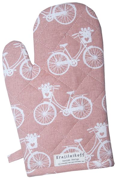 Krasilnikoff Topfhandschuhe Colourful Bikes, (1-tlg., 1-teilig), günstig online kaufen
