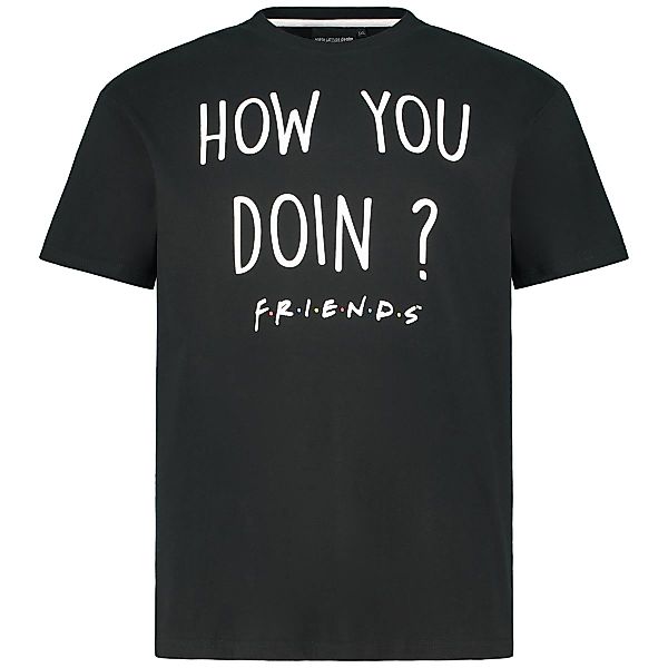 North T-Shirt mit "Friends" Motiv-Print Farbe schwarz Größe: 6XL günstig online kaufen