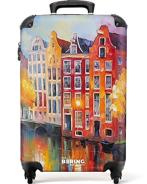 NoBoringSuitcases.com© Hartschalen-Trolley Grachtenhäuser - Kunst - günstig online kaufen