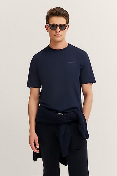 bugatti T-Shirt Basic Essential aus reiner Baumwolle günstig online kaufen