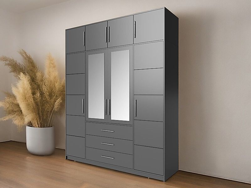 Compleo Kleiderschrank mit 3 Schubladen und günstig online kaufen