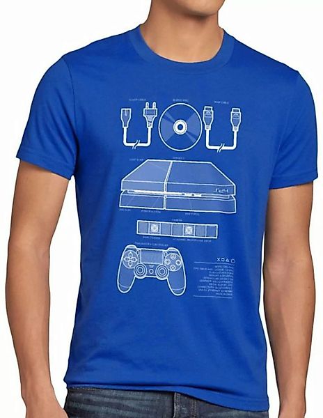style3 Print-Shirt Herren T-Shirt PS4 Gamer konsole pro vr günstig online kaufen