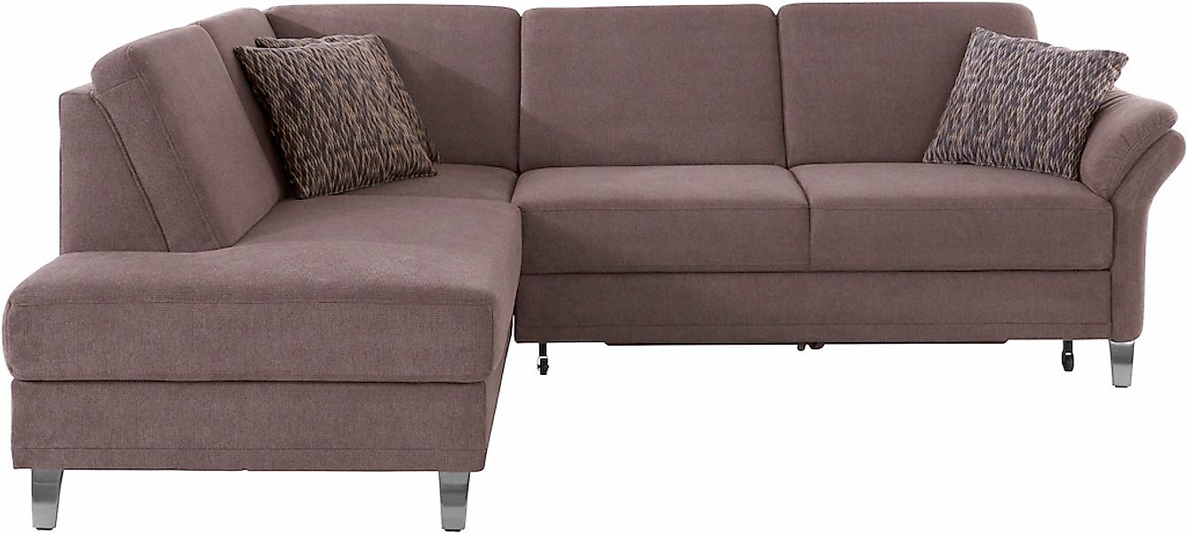 sit&more Ecksofa »Clio L-Form« wahlweise mit Bettfunktion und Bettkasten, i günstig online kaufen