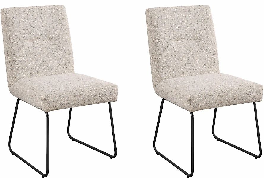 set one by Musterring Esszimmerstuhl "Tracy" () 2er-Set, Schlittengestell s günstig online kaufen