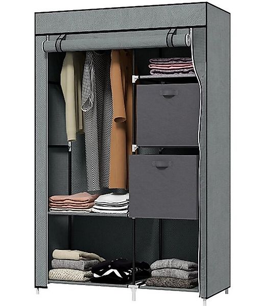 XDeer Eckkleiderschrank Stoffschrank Kleiderschrank faltbarer Schrank, 1 Kl günstig online kaufen