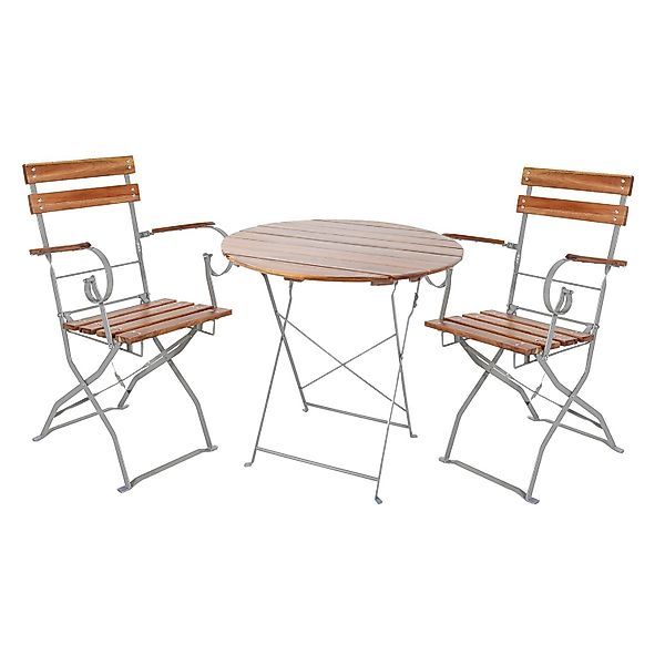 Mojawo Essgruppe 3er Biergarten Set Biergartengarnitur günstig online kaufen