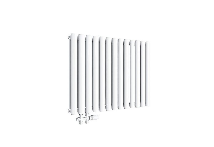 SONNI Badheizkörper Röhrenheizkörper Warmwasser,Horizontal,Doppellagig,mit günstig online kaufen