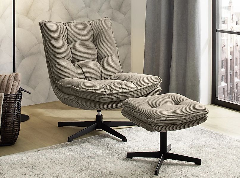 Jockenhöfer Gruppe "Kasper, B: 76 cm, Sitzhöhe: 47 cm" Set: mit Hocker, 360 günstig online kaufen