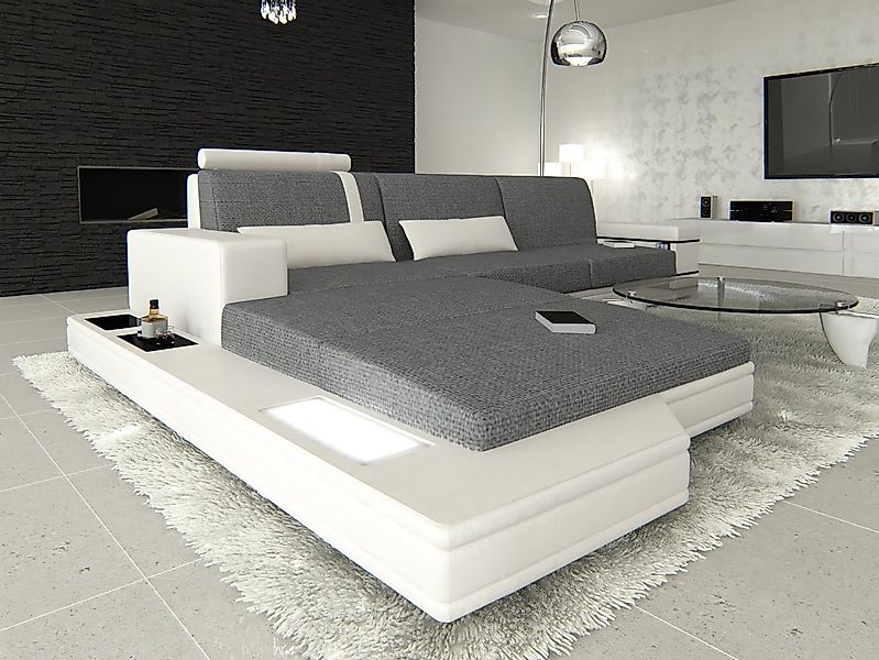 Sofa Dreams Ecksofa Polster Stoffsofa Messana L Form Sofa Stoff Couch, mit günstig online kaufen