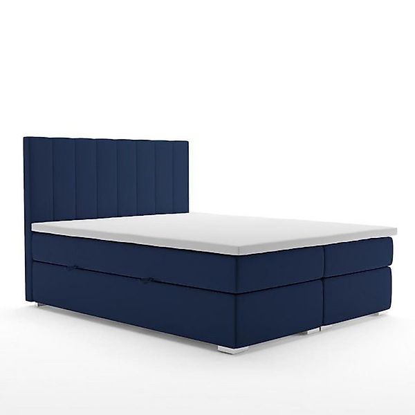 JVmoebel Bett Boxspring Bett Hotel Doppel Komplett Matratze Topper Betten K günstig online kaufen