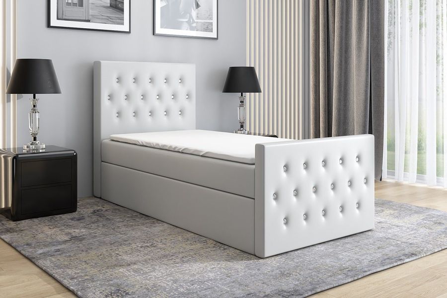 A&J MöbelLand GmbH Boxspringbett Einzelbett LILI günstig online kaufen