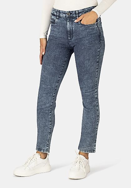STOOKER WOMEN 5-Pocket-Jeans "Milano Stripe Magic Shape Fit Jeans" Casual C günstig online kaufen