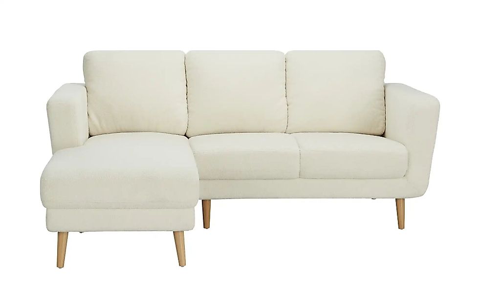 uno Ecksofa Teddystoff Scandi 2235 ¦ creme ¦ Maße (cm): B: 185 H: 87 T: 152 günstig online kaufen