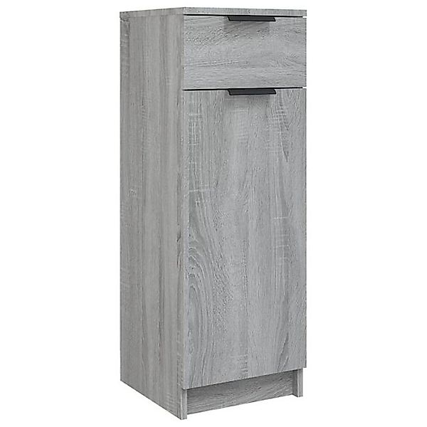 vidaXL Mehrzweckschrank Badezimmerschrank Grau Sonoma 32x34x90 cm Spanplatt günstig online kaufen