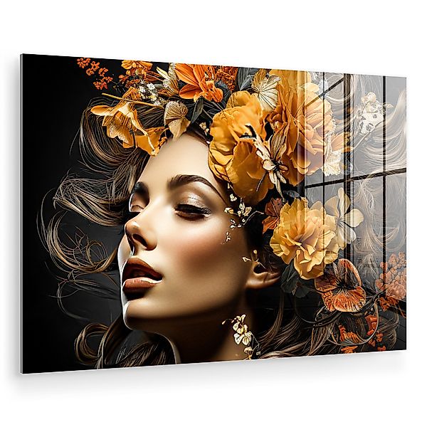 MuchoWow Acrylglasbild Frau - Porträt - günstig online kaufen