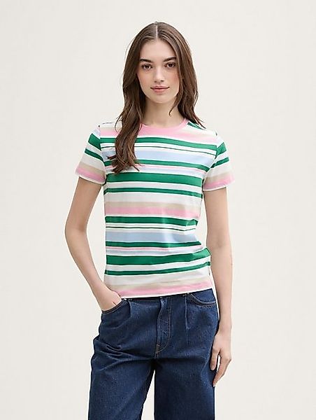 TOM TAILOR Denim T-Shirt T-Shirt mit Streifenmuster günstig online kaufen