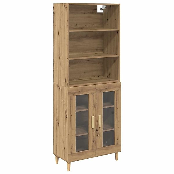 vidaXL Highboard Artisan-Eiche 69,5 x 32,5 x 180 cm Holzwerkstoff 3416035 günstig online kaufen