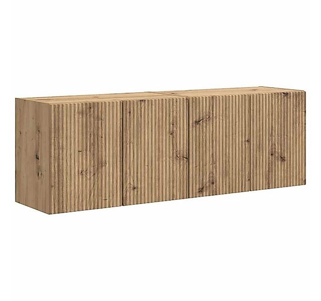 vidaXL TV-Wand TV-Wandschrank 2 pcs Artisan-Eiche 59,5 x 31 x 40 cm, (2-St) günstig online kaufen