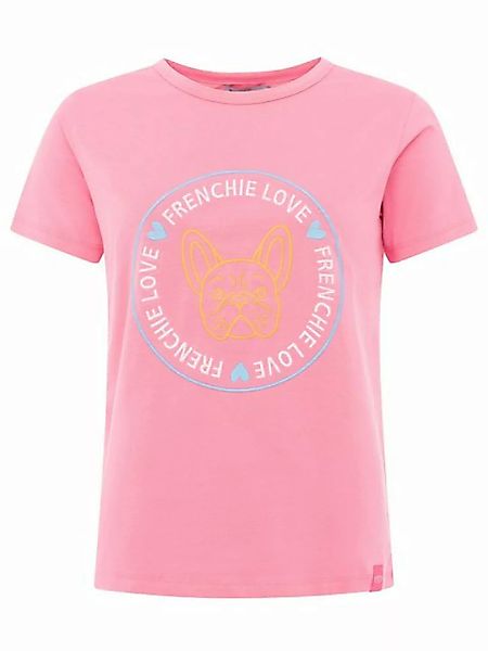 Zwillingsherz Rundhalsshirt T-Shirt Frenchie Love günstig online kaufen