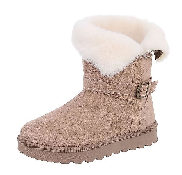 Ital-Design Damen Snowboots Freizeit Snowboots (87452018) Flach Plateaustie günstig online kaufen