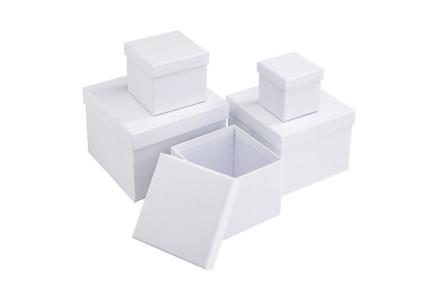 VBS Aufbewahrungsdose Quadrat, 5er-Set günstig online kaufen