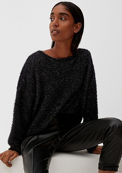 s.Oliver Longpullover Strickpullover Strickpullover mit Glitzergarn günstig online kaufen