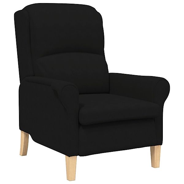 vidaXL Sessel Schwarzer Sessel Schwarz Stoffbezug günstig online kaufen