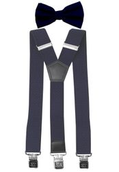 Fabio Farini Hosenträger mit passender Fliege günstig online kaufen