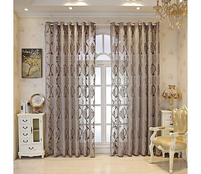 M&W DAS DESIGN Vorhang 140Bx245H Wohnzimmer Schlafzimmer​​ Mit ösen (1er), günstig online kaufen