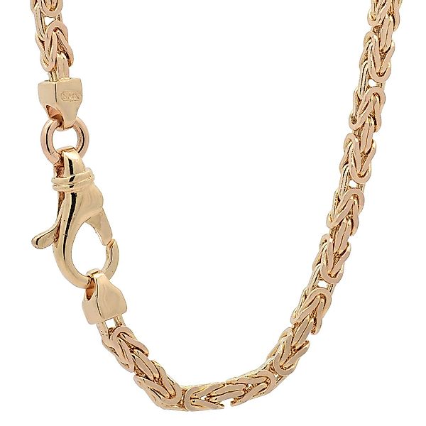 HOPLO Goldkette Goldkette Königskette Länge 19cm günstig online kaufen