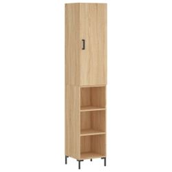 vidaXL Highboard Highboard Sonoma-Eiche 34,5x34x180 cm günstig online kaufen