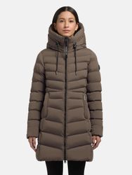 khujo Steppmantel Tuhani5 Formschöner langer Damen günstig online kaufen