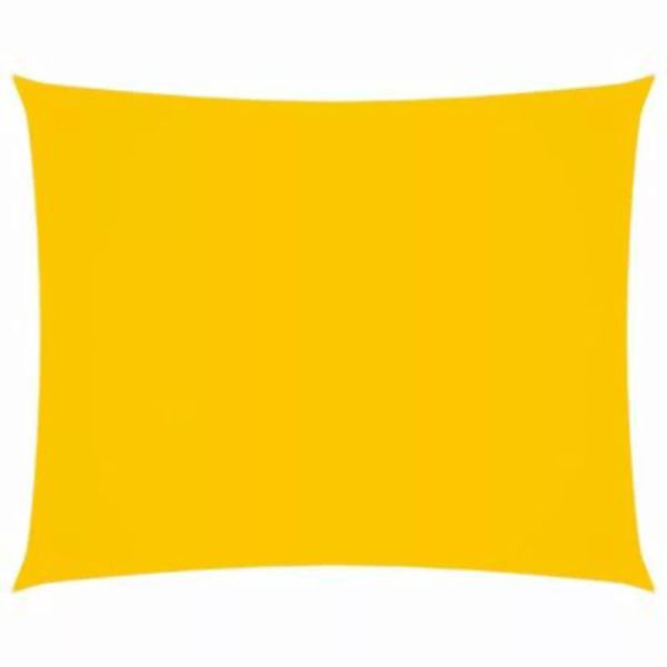 vidaXL Sonnensegel Oxford-Gewebe Rechteckig 3,5x4,5 m Gelb Sonnensegel gelb günstig online kaufen