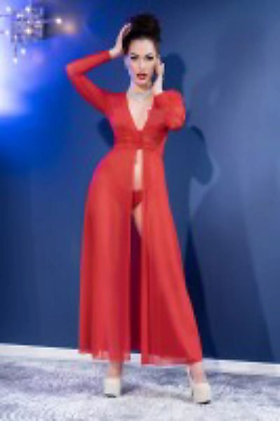 Elegantes Kleid mit langen Ärmeln - rot günstig online kaufen