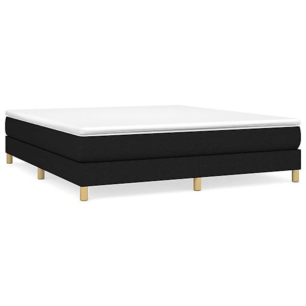 vidaXL Boxspringbett Schwarz 180x200 cm Stoff1378975 günstig online kaufen