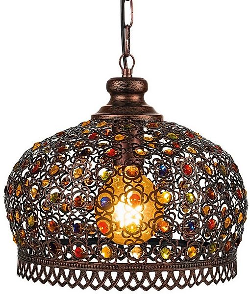 EGLO Hängeleuchte JADIDA Pendellampe, IP20, E27, Stahl und Glas, Esstischla günstig online kaufen