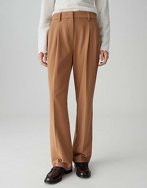 OPUS PANTS Stoffhose MOIRA Wide Leg mit Komfortbund verdeckter Zip-Fly, wei günstig online kaufen