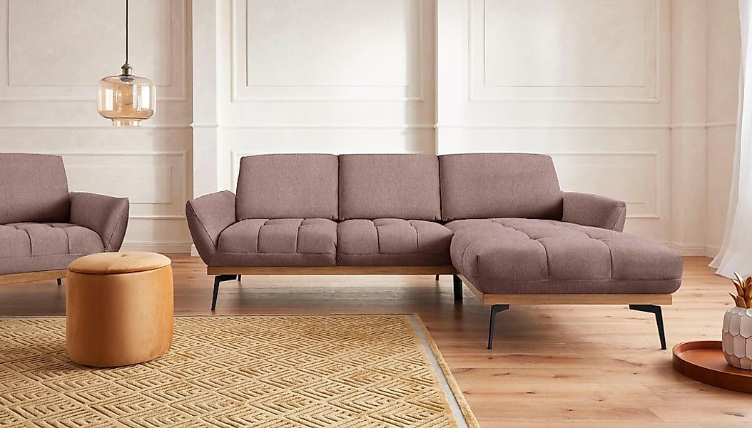 exxpo - sofa fashion Ecksofa "Palic, inkl. Rückenverstellung, bequem, elega günstig online kaufen
