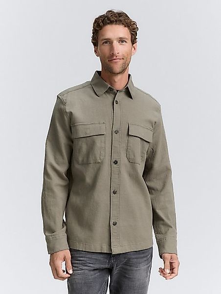 TOM TAILOR Langarmhemd Overshirt Hemd mit Brusttaschen günstig online kaufen