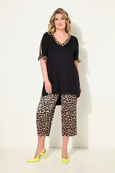 MIAMODA T-Shirt Longshirt Leo-Einfassungen günstig online kaufen