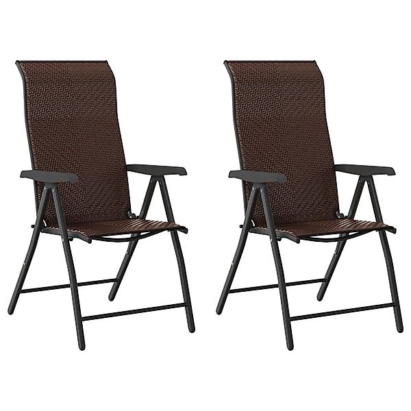 vidaXL Gartenstuhl Gartenstühle 2 Stk. Klappbar günstig online kaufen