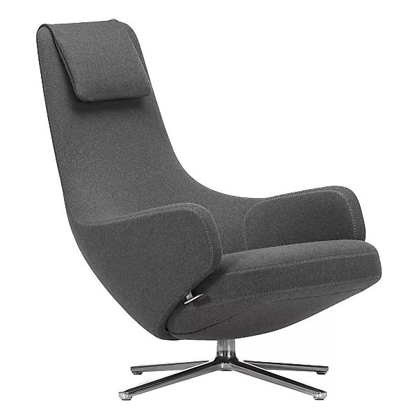 Vitra - Repos Sessel - klassisches grau/Sitzfläche Stoff Cosy 2 10/Stoff mi günstig online kaufen