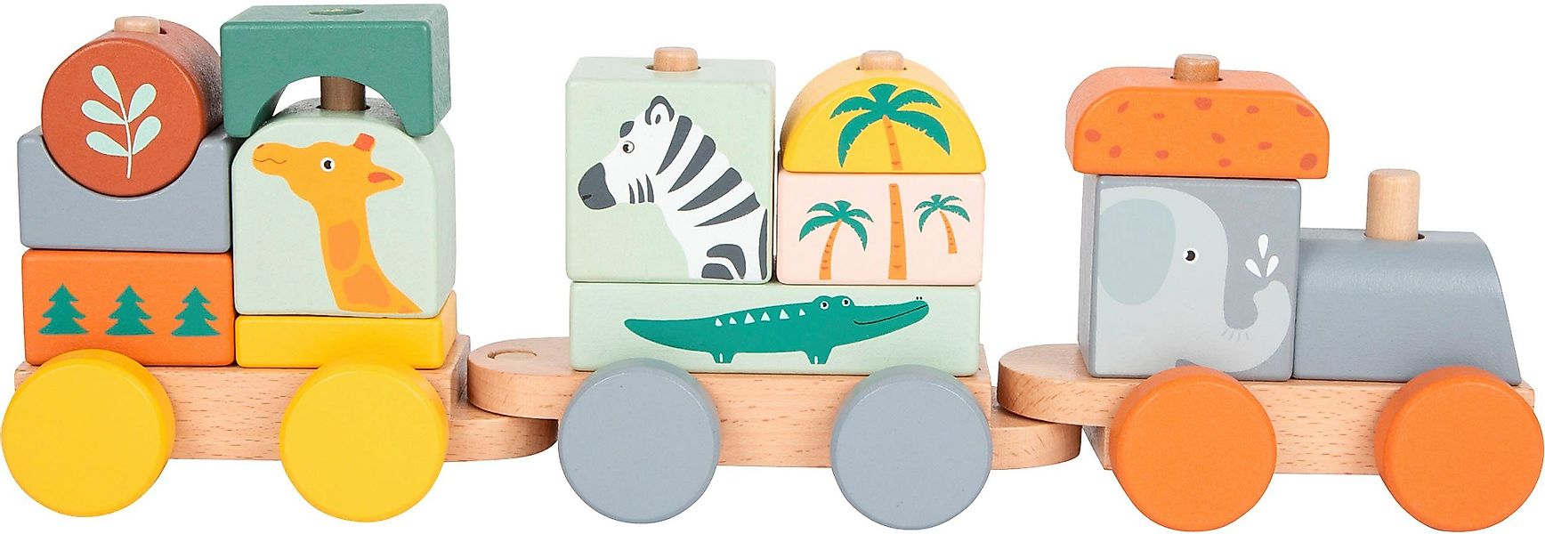 Small Foot Spielzeug-Zug Holzzug Safari günstig online kaufen