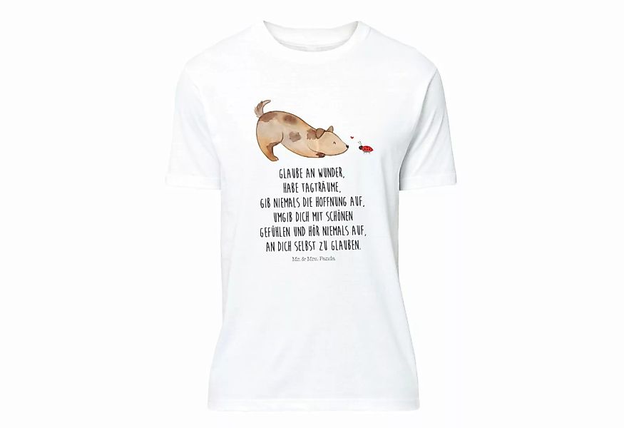Mr. & Mrs. Panda T-Shirt Hund Marienkäfer - Weiß - Geschenk, Tshirt, Sprüch günstig online kaufen